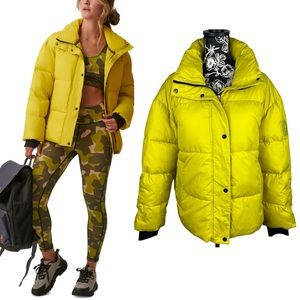 NWT BASS OUTDOORS Discovery Citronelle Yellow Waterproof Puffer Jacket - Large